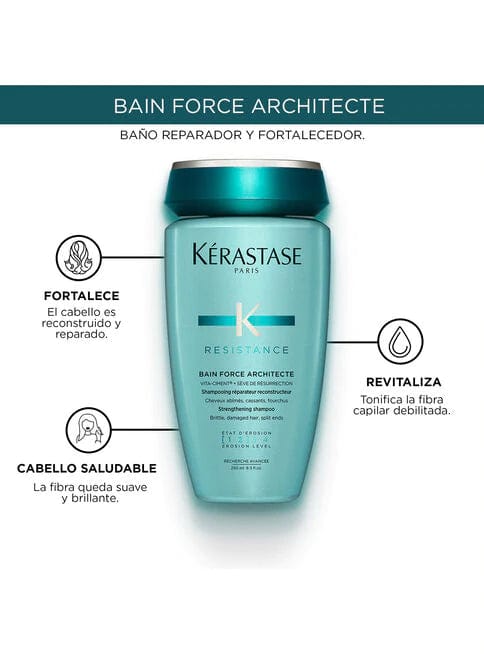 KÉRASTASE Champú RESISTANCE Force Architecte Champú 250 Ml Roberta Beauty Club