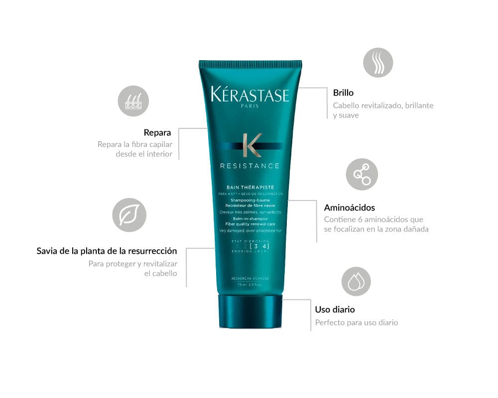 KÉRASTASE Champú RESISTANCE Thérapiste Champú 250 Ml Roberta Beauty Club