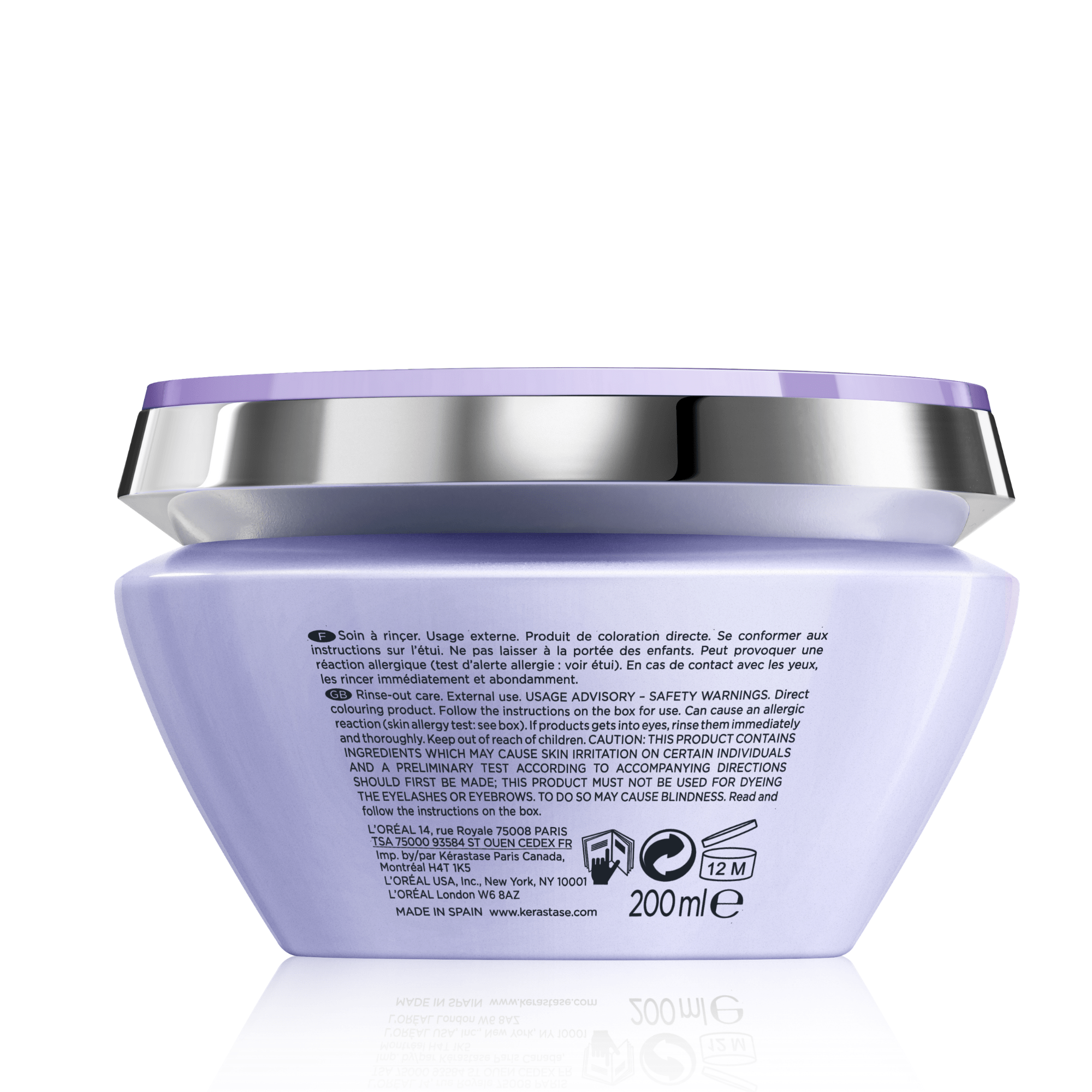 KÉRASTASE Mascarilla Capilar BLOND ABSOLU Mascarilla Ultra-Violeta 200 Ml Roberta Beauty Club