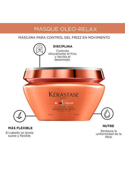 KÉRASTASE Mascarilla Capilar DISCIPLINE Oléo Relax Mascarilla 200 Ml Roberta Beauty Club