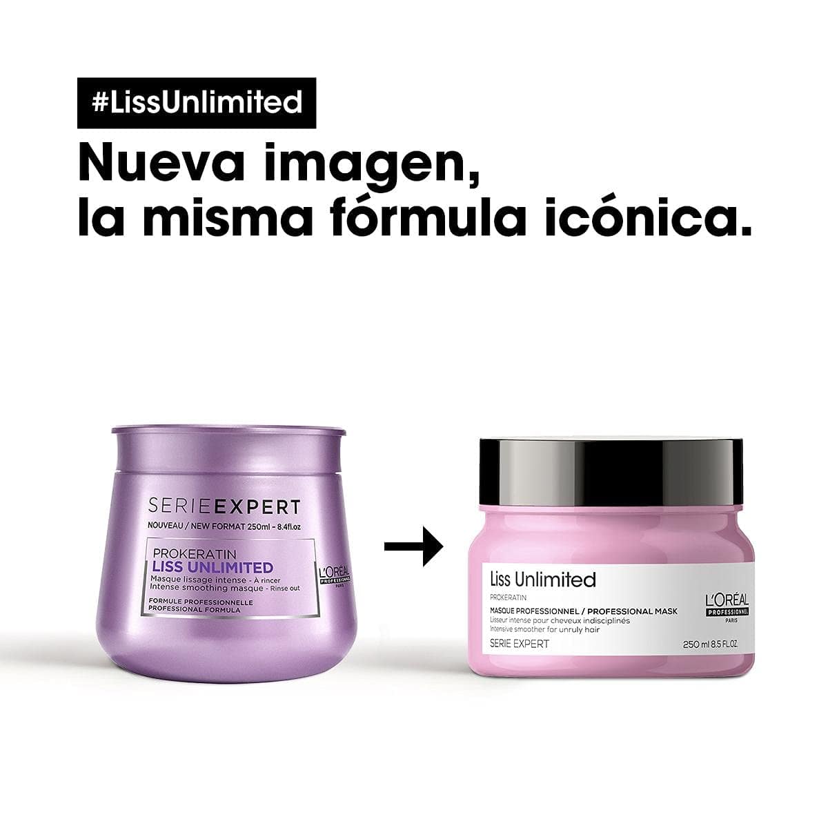 L'Oréal Professionnel Hair Care Mascarilla Liss Unlimited 250 ml Roberta Beauty Club