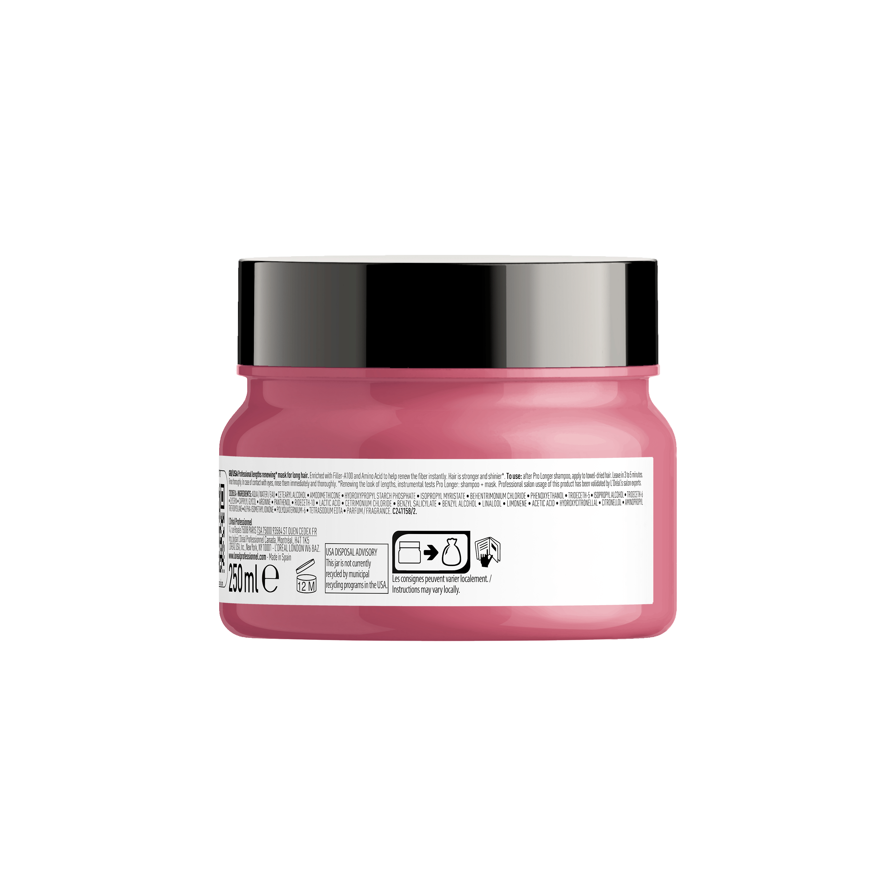 L'Oréal Professionnel Hair Care Mascarilla Pro Longer 250ml Roberta Beauty Club