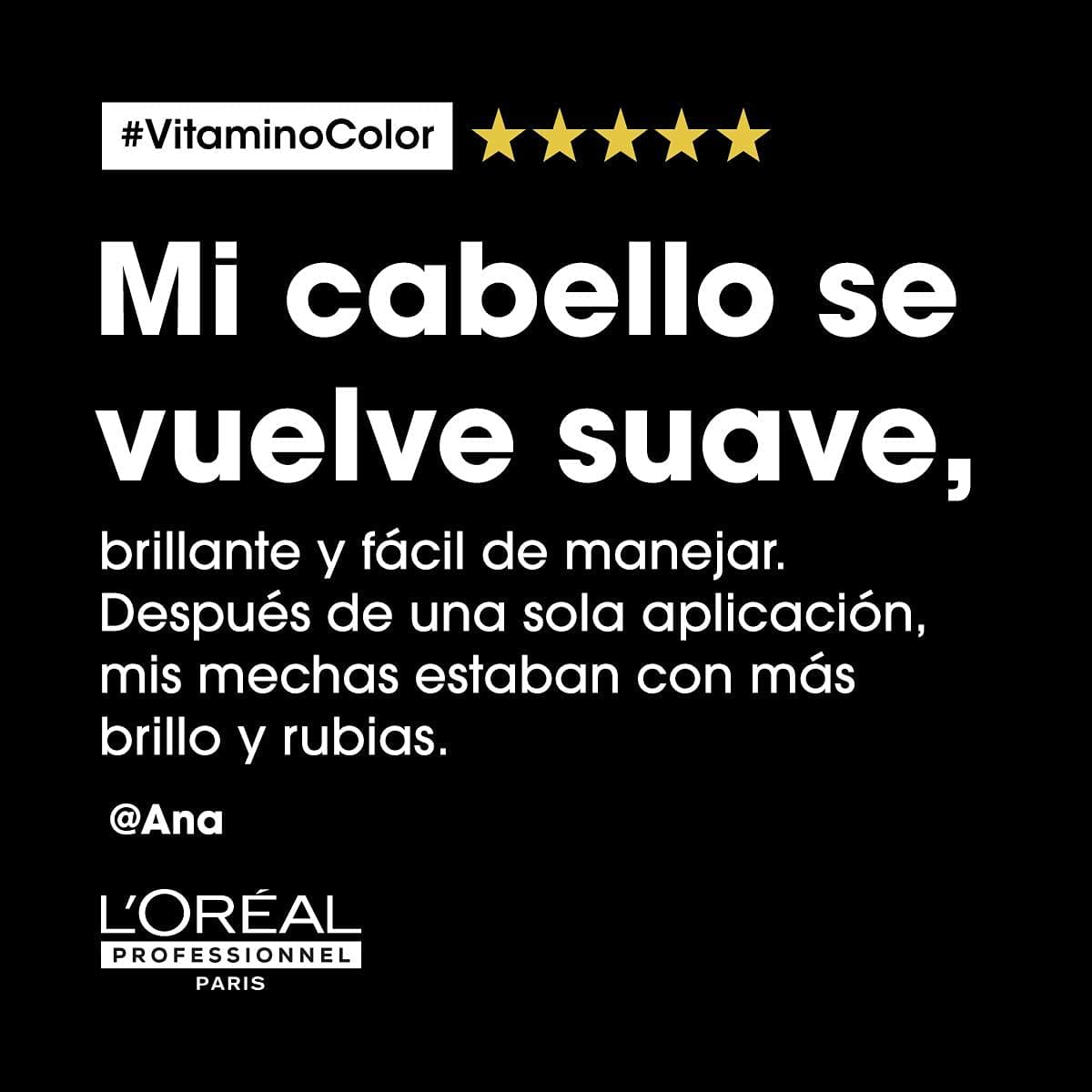 L'Oréal Professionnel Hair Care Tratamiento Vitamino Color 10 en 1 190 ml Roberta Beauty Club