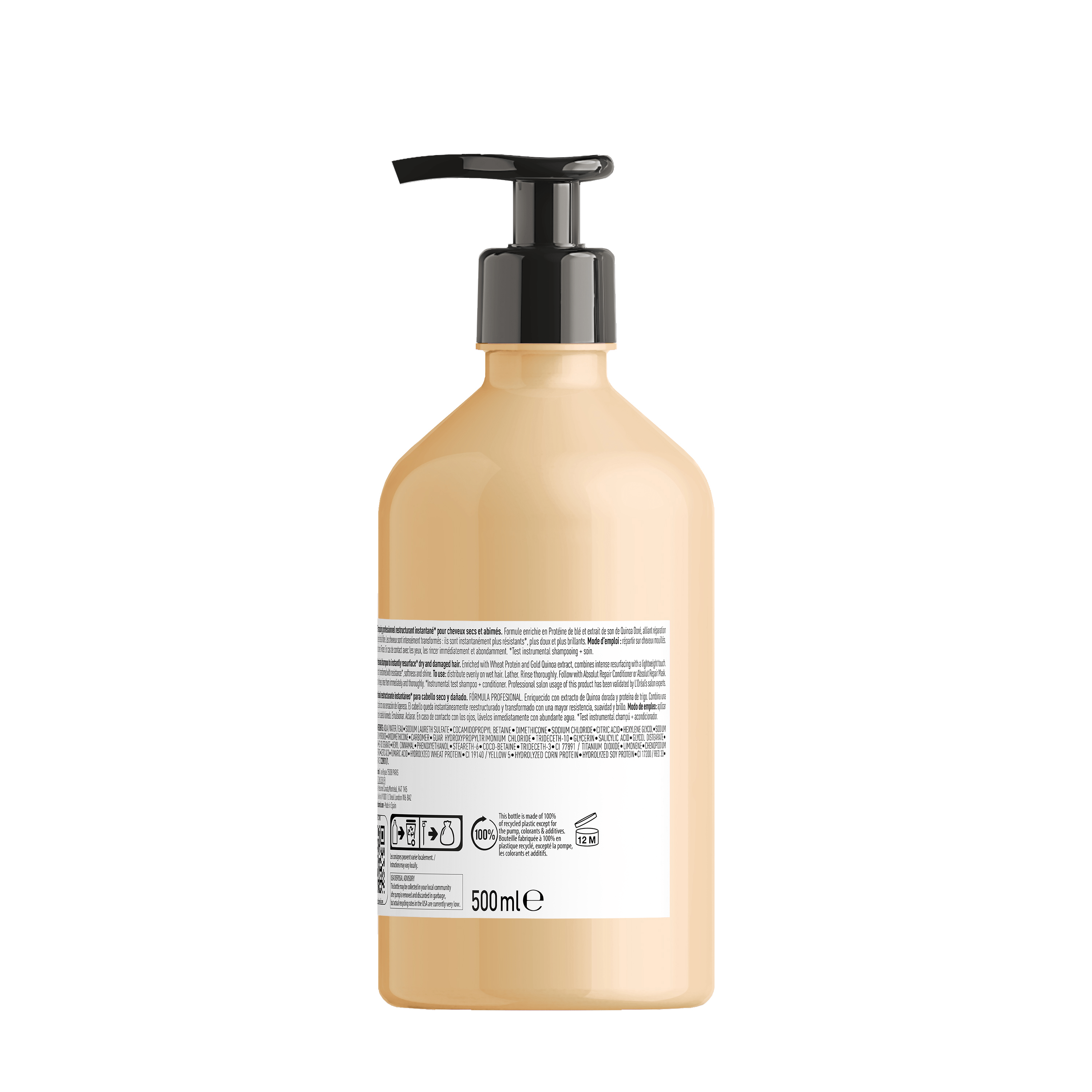 L'Oréal Professionnel Shampoo Champú Absolut Repair Gold 500ml Roberta Beauty Club