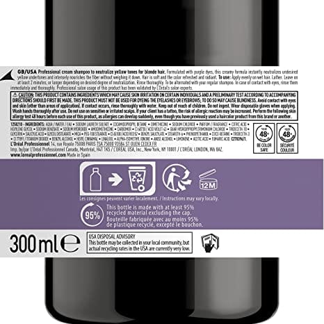 L'Oréal Professionnel Shampoo Champú Chroma Creme Morado 300ml Roberta Beauty Club