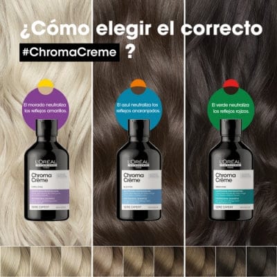 L'Oréal Professionnel Shampoo Champú Chroma Creme Verde 500ml Roberta Beauty Club