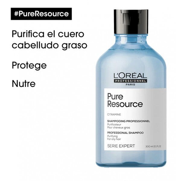 L'Oréal Professionnel Shampoo Champú Pure Resource 500ml Roberta Beauty Club
