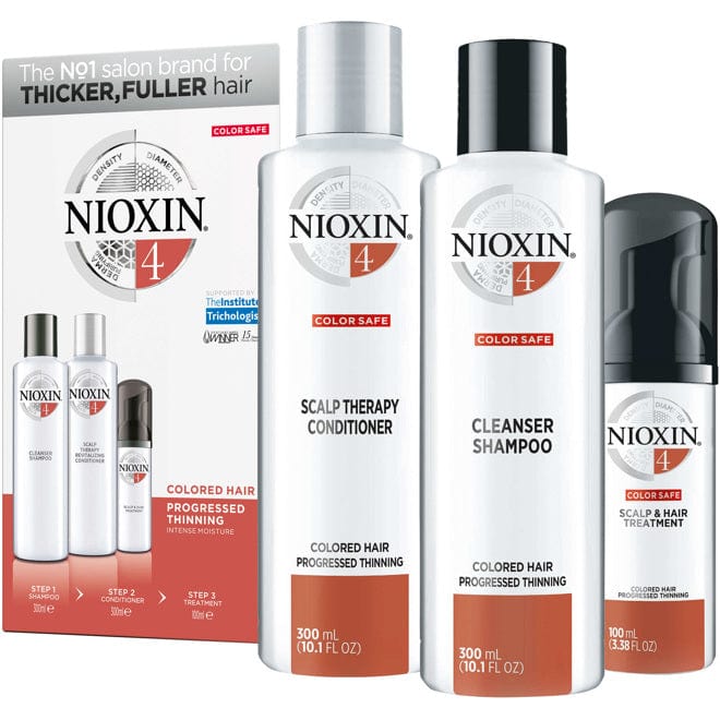 Nioxin Tratamiento SYSTEM 4 Kit Champú 300ml + Acondicionador 300ml +Tratamiento 100ml Roberta Beauty Club