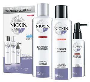 Nioxin Tratamiento SYSTEM 5 Kit Champú 300ml + Acondicionador 300ml +Tratamiento 100ml Roberta Beauty Club