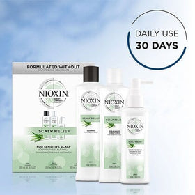 Nioxin Tratamiento SYSTEM Kit SCALP RELIEF Champú 200ml + Acondicionador 200ml + Tratamiento 100ml Roberta Beauty Club Tienda Online Productos de Peluqueria