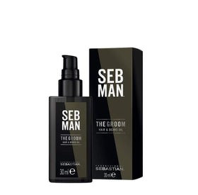 THE GROOM Aceite para cabello y barba 30ml SEBMAN