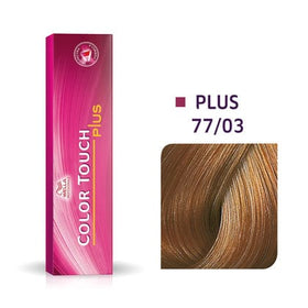 Wella Tinte Color Touch Plus 77/03 Rubio Medio Intenso Natural Dorado-60ML Roberta Beauty Club Tienda Online Productos de Peluqueria