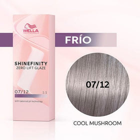 Wella Tinte Shinefinity Wella 07/12 Rubio Medio Ceniza Mate -60ML Roberta Beauty Club Tienda Online Productos de Peluqueria