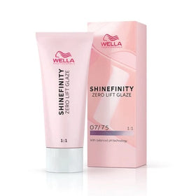Shinefinity Wella 07/75 Loiro Médio Mogno Marrom -60ML