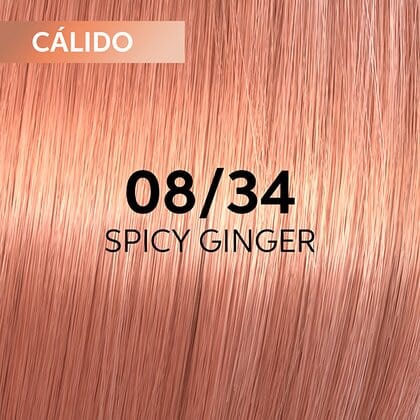 Wella Tinte Shinefinity Wella 08/34 Rubio Claro Dorado Cobrizo -60ML Roberta Beauty Club Tienda Online Productos de Peluqueria