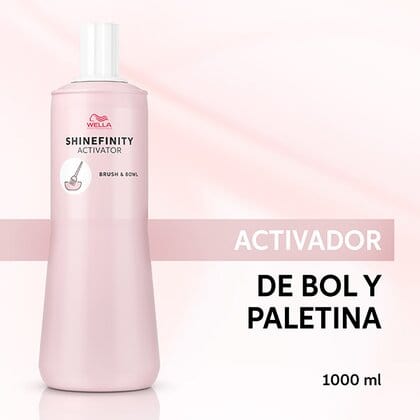 Wella Tinte Shinefinity Wella Activador 2% Bol y Paletina-1000ML Roberta Beauty Club Tienda Online Productos de Peluqueria